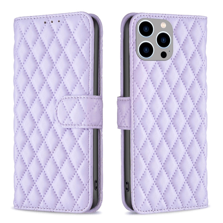 Diamond Lattice Wallet Flip Leather Phone Case, For iPhone 15 Pro Max, For iPhone 15 Pro, For iPhone 15 Plus, For iPhone 15