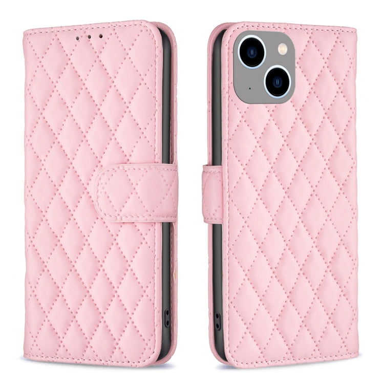 Diamond Lattice Wallet Flip Leather Phone Case, For iPhone 15 Pro Max, For iPhone 15 Pro, For iPhone 15 Plus, For iPhone 15