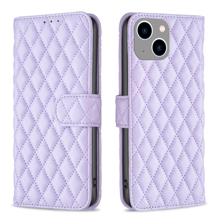 Diamond Lattice Wallet Flip Leather Phone Case, For iPhone 15 Pro Max, For iPhone 15 Pro, For iPhone 15 Plus, For iPhone 15