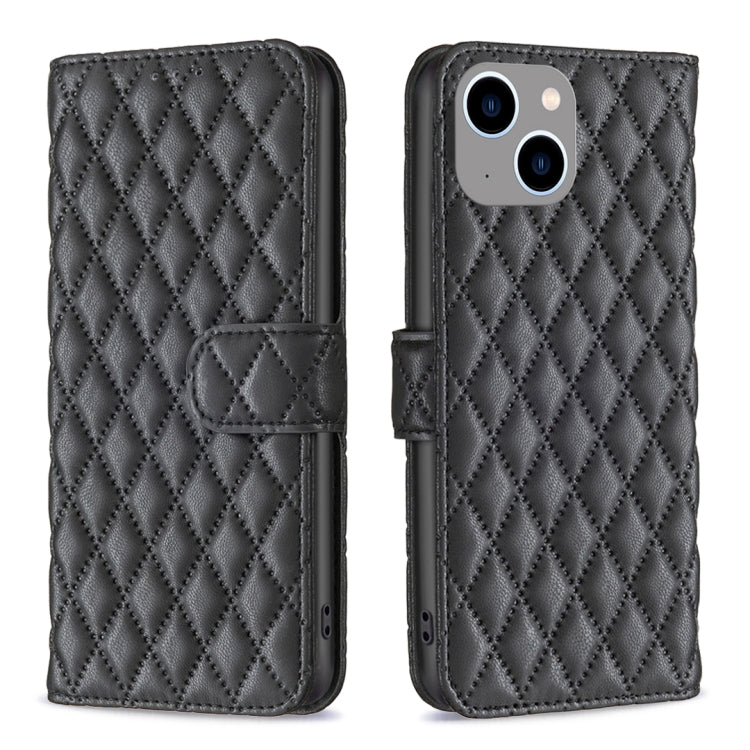 Diamond Lattice Wallet Flip Leather Phone Case, For iPhone 15 Pro Max, For iPhone 15 Pro, For iPhone 15 Plus, For iPhone 15