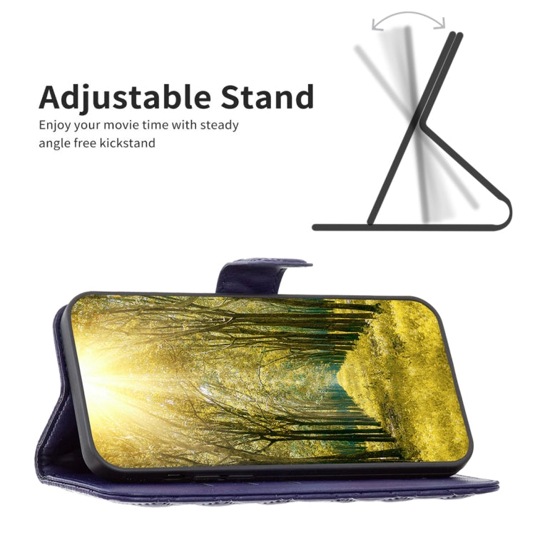 Diamond Lattice Wallet Flip Leather Phone Case, For iPhone 15