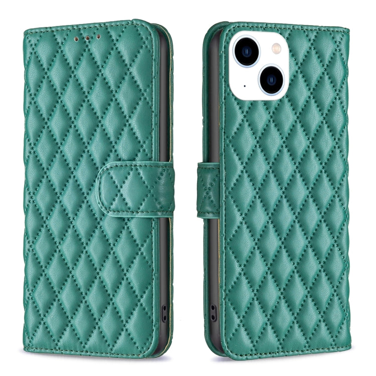Diamond Lattice Wallet Flip Leather Phone Case, For iPhone 15 Pro Max, For iPhone 15 Pro, For iPhone 15 Plus, For iPhone 15