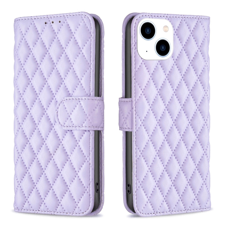 Diamond Lattice Wallet Flip Leather Phone Case, For iPhone 15 Pro Max, For iPhone 15 Pro, For iPhone 15 Plus, For iPhone 15