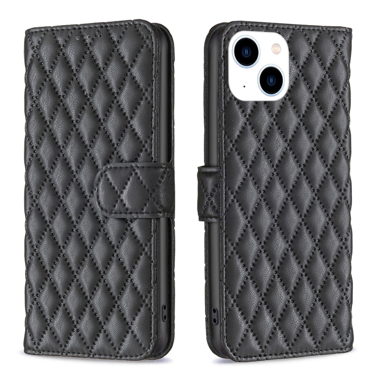 Diamond Lattice Wallet Flip Leather Phone Case, For iPhone 15 Pro Max, For iPhone 15 Pro, For iPhone 15 Plus, For iPhone 15