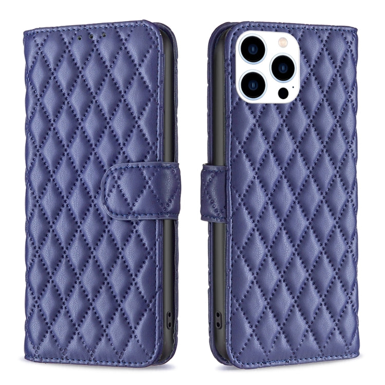 Diamond Lattice Wallet Flip Leather Phone Case, For iPhone 16 Pro Max, For iPhone 16 Pro, For iPhone 16 Plus, For iPhone 16