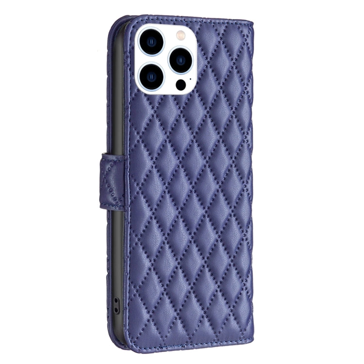 Diamond Lattice Wallet Flip Leather Phone Case, For iPhone 16 Pro Max, For iPhone 16 Pro, For iPhone 16 Plus, For iPhone 16