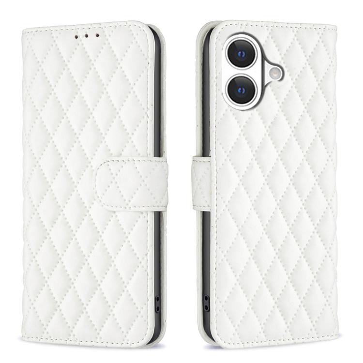 Diamond Lattice Wallet Flip Leather Phone Case, For iPhone 17 Pro Max, For iPhone 17 Pro, For iPhone 17, For iPhone 17 Air
