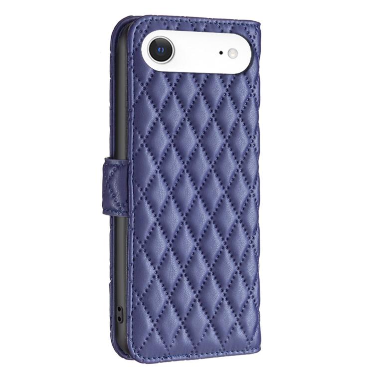 Diamond Lattice Wallet Flip Leather Phone Case, For iPhone 16 Pro Max, For iPhone 16 Pro, For iPhone 16 Plus, For iPhone 16