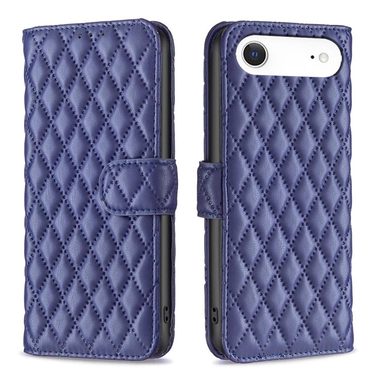 Diamond Lattice Wallet Flip Leather Phone Case, For iPhone 16 Pro Max, For iPhone 16 Pro, For iPhone 16 Plus, For iPhone 16