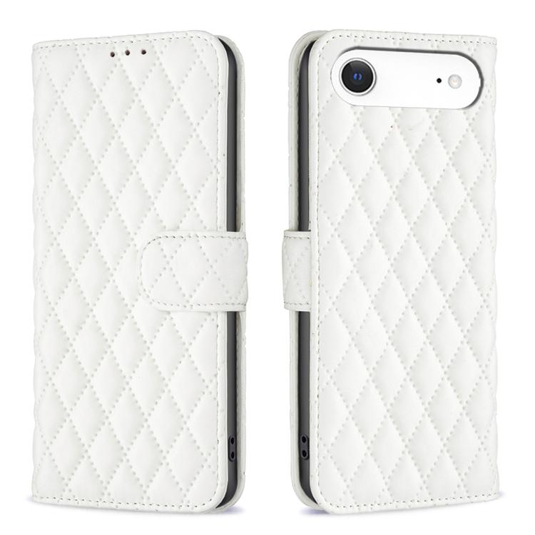 Diamond Lattice Wallet Flip Leather Phone Case, For iPhone 16 Pro Max, For iPhone 16 Pro, For iPhone 16 Plus, For iPhone 16