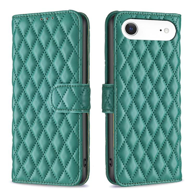 Diamond Lattice Wallet Flip Leather Phone Case, For iPhone 16 Pro Max, For iPhone 16 Pro, For iPhone 16 Plus, For iPhone 16