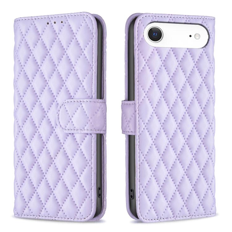 Diamond Lattice Wallet Flip Leather Phone Case, For iPhone 16 Pro Max, For iPhone 16 Pro, For iPhone 16 Plus, For iPhone 16