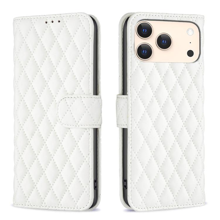 Diamond Lattice Wallet Flip Leather Phone Case, For iPhone 17 Pro Max, For iPhone 17 Pro, For iPhone 17, For iPhone 17 Air