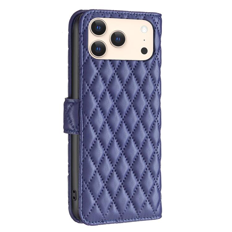 Diamond Lattice Wallet Flip Leather Phone Case, For iPhone 17 Pro Max, For iPhone 17 Pro, For iPhone 17, For iPhone 17 Air