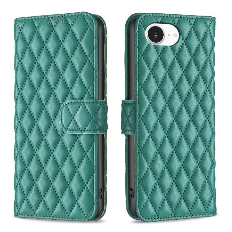 Diamond Lattice Wallet Flip Leather Phone Case, For iPhone 17 Pro Max, For iPhone 17 Pro, For iPhone 17, For iPhone 17 Air