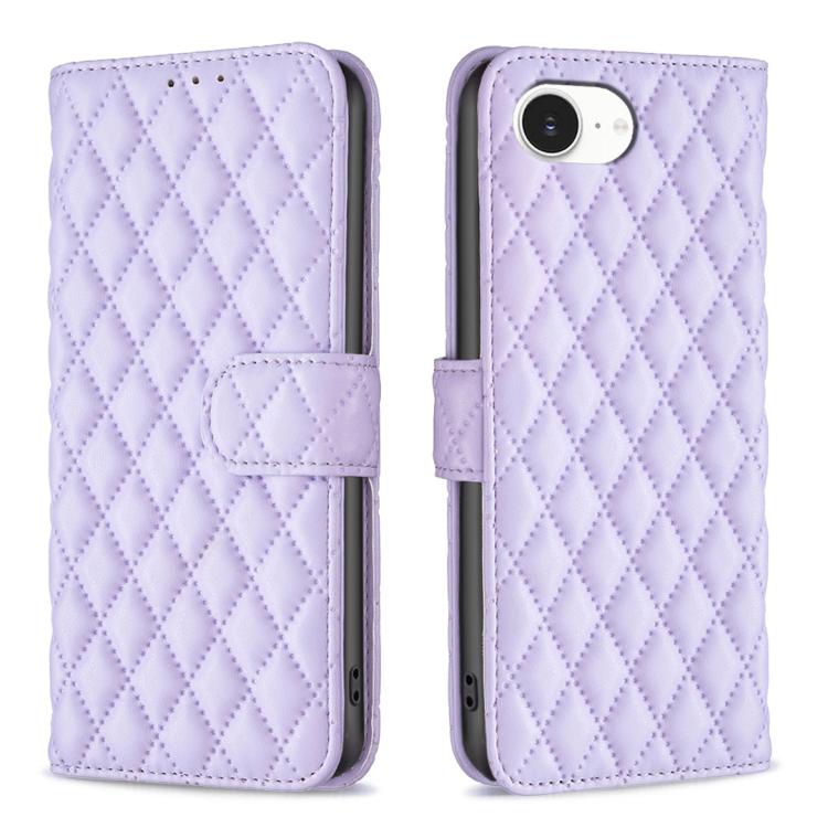 Diamond Lattice Wallet Flip Leather Phone Case, For iPhone 17 Pro Max, For iPhone 17 Pro, For iPhone 17, For iPhone 17 Air