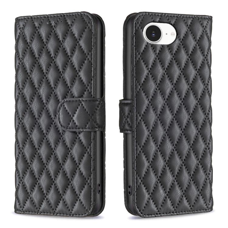 Diamond Lattice Wallet Flip Leather Phone Case, For iPhone 17 Pro Max, For iPhone 17 Pro, For iPhone 17, For iPhone 17 Air