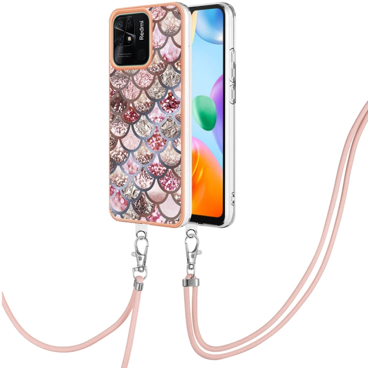 Electroplating IMD TPU Phone Case with Lanyard, For Xiaomi Redmi A1, For Xiaomi Redmi Note 11T Pro/Note 11T Pro+, For Xiaomi Redmi 10C, For Xiaomi Poco X4 Pro 5G