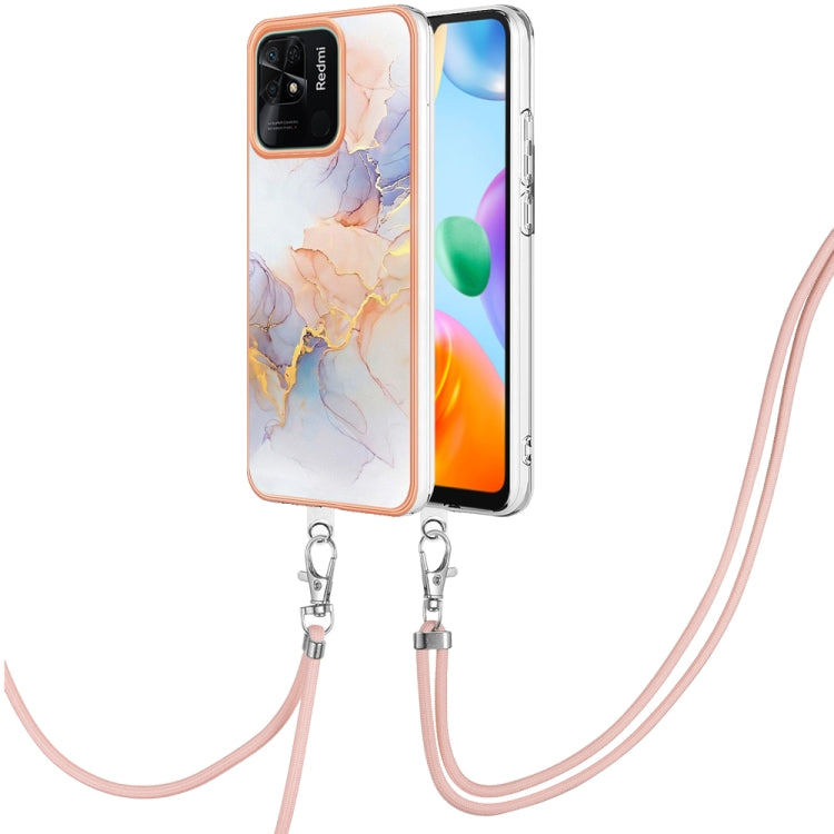 Electroplating IMD TPU Phone Case with Lanyard, For Xiaomi Redmi A1, For Xiaomi Redmi Note 11T Pro/Note 11T Pro+, For Xiaomi Redmi 10C, For Xiaomi Poco X4 Pro 5G