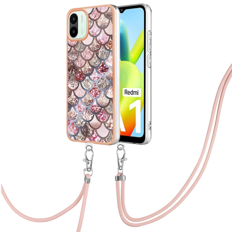 Electroplating IMD TPU Phone Case with Lanyard, For Xiaomi Redmi A1, For Xiaomi Redmi Note 11T Pro/Note 11T Pro+, For Xiaomi Redmi 10C, For Xiaomi Poco X4 Pro 5G