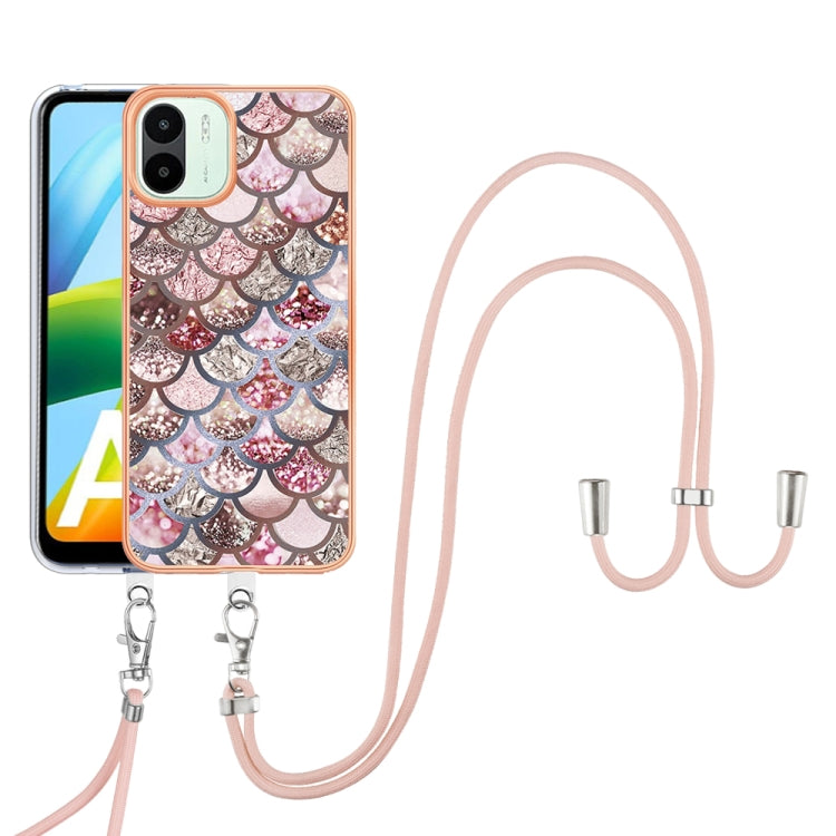 Electroplating IMD TPU Phone Case with Lanyard, For Xiaomi Redmi A1, For Xiaomi Redmi Note 11T Pro/Note 11T Pro+, For Xiaomi Redmi 10C, For Xiaomi Poco X4 Pro 5G