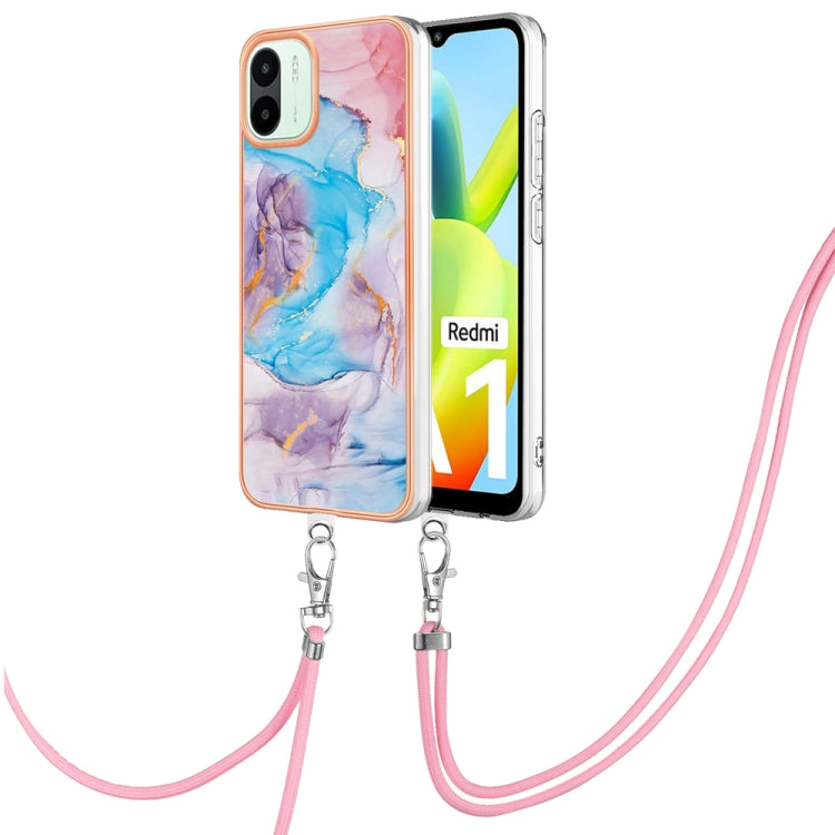 Electroplating IMD TPU Phone Case with Lanyard, For Xiaomi Redmi A1, For Xiaomi Redmi Note 11T Pro/Note 11T Pro+, For Xiaomi Redmi 10C, For Xiaomi Poco X4 Pro 5G