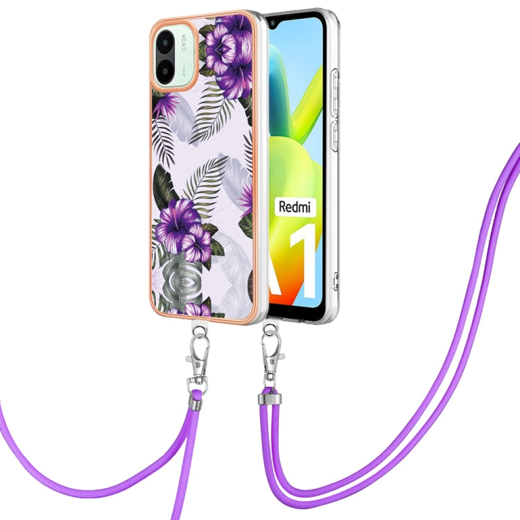 Electroplating IMD TPU Phone Case with Lanyard, For Xiaomi Redmi A1, For Xiaomi Redmi Note 11T Pro/Note 11T Pro+, For Xiaomi Redmi 10C, For Xiaomi Poco X4 Pro 5G