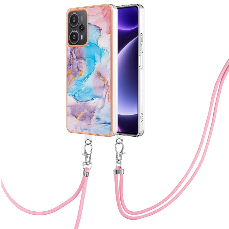 Electroplating IMD TPU Phone Case with Lanyard, For Xiaomi Redmi Note 13 Pro+ 5G, For Xiaomi Redmi Note 13 Pro 5G Global, For Xiaomi 13T/13T Pro, For Xiaomi Poco F5 5G / Redmi Note 12 Turbo