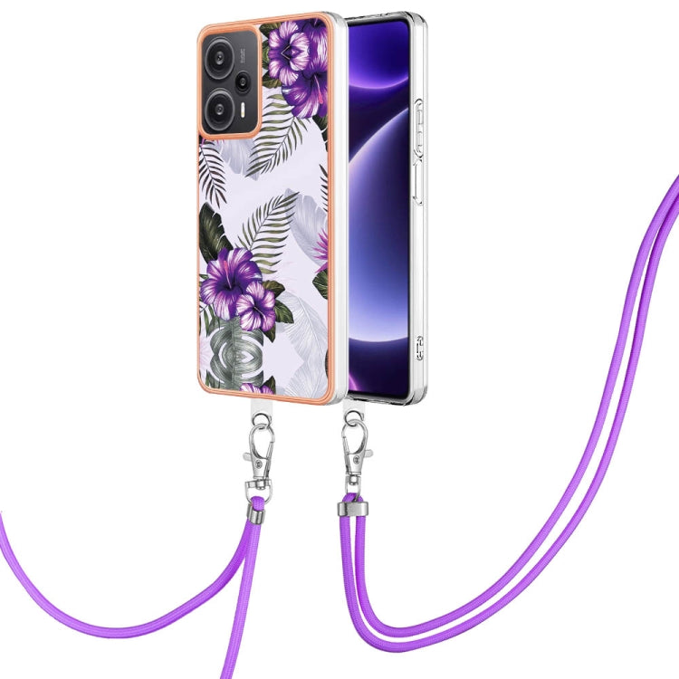 Electroplating IMD TPU Phone Case with Lanyard, For Xiaomi Redmi Note 13 Pro+ 5G, For Xiaomi Redmi Note 13 Pro 5G Global, For Xiaomi 13T/13T Pro, For Xiaomi Poco F5 5G / Redmi Note 12 Turbo
