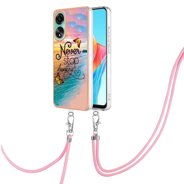 Electroplating IMD TPU Phone Case with Lanyard, For Xiaomi Redmi Note 13 Pro+ 5G, For Xiaomi Redmi Note 13 Pro 5G Global, For Xiaomi 13T/13T Pro, For Xiaomi Poco F5 5G / Redmi Note 12 Turbo