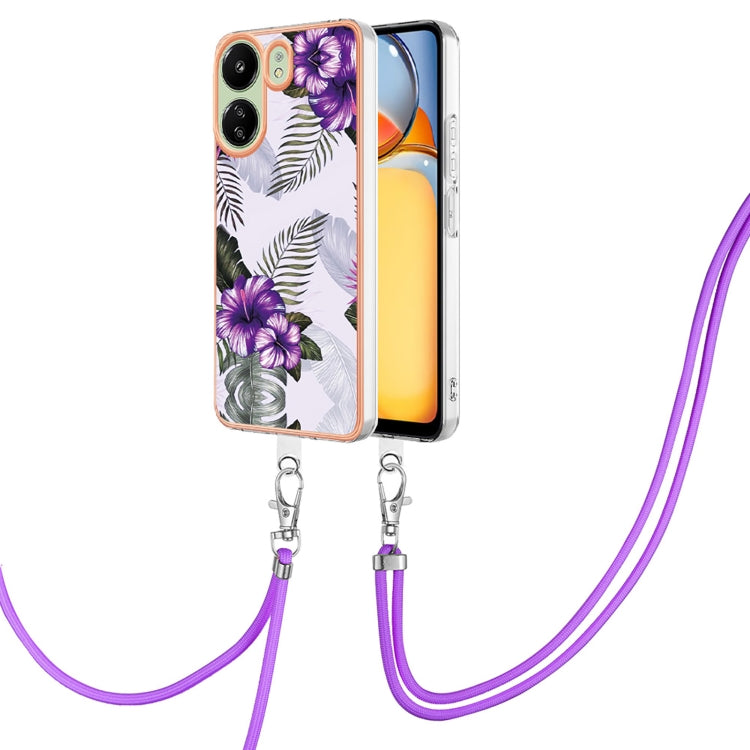 Electroplating IMD TPU Phone Case with Lanyard, For Xiaomi  Poco X6 Pro, For Xiaomi Redmi K70E, For Xiaomi Redmi Note 13 5G Global, For Xiaomi Redmi 13C 4G