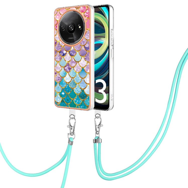 Electroplating IMD TPU Phone Case with Lanyard, For Xiaomi Redmi Note 13 Pro 4G Global, For Xiaomi Poco M6 Pro 4G, For Xiaomi Redmi A3, For Xiaomi Redmi Note 13 4G Global