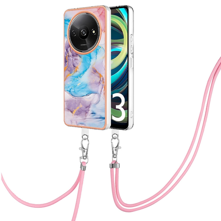 Electroplating IMD TPU Phone Case with Lanyard, For Xiaomi Redmi Note 13 Pro 4G Global, For Xiaomi Poco M6 Pro 4G, For Xiaomi Redmi A3, For Xiaomi Redmi Note 13 4G Global
