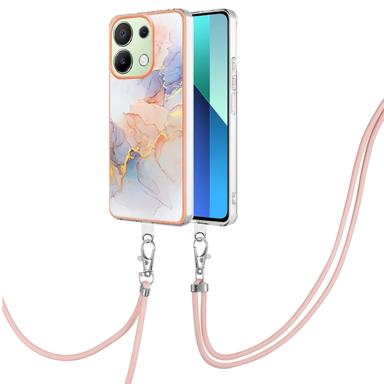 Electroplating IMD TPU Phone Case with Lanyard, For Xiaomi Redmi Note 13 Pro 4G Global, For Xiaomi Poco M6 Pro 4G, For Xiaomi Redmi A3, For Xiaomi Redmi Note 13 4G Global