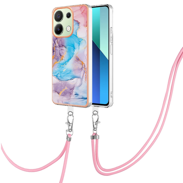Electroplating IMD TPU Phone Case with Lanyard, For Xiaomi Redmi Note 13 Pro 4G Global, For Xiaomi Poco M6 Pro 4G, For Xiaomi Redmi A3, For Xiaomi Redmi Note 13 4G Global