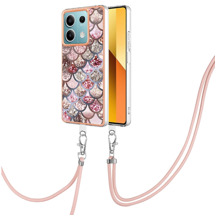 Electroplating IMD TPU Phone Case with Lanyard, For Xiaomi  Poco X6 Pro, For Xiaomi Redmi K70E, For Xiaomi Redmi Note 13 5G Global, For Xiaomi Redmi 13C 4G