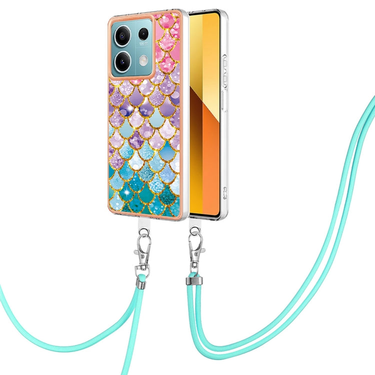 Electroplating IMD TPU Phone Case with Lanyard, For Xiaomi  Poco X6 Pro, For Xiaomi Redmi K70E, For Xiaomi Redmi Note 13 5G Global, For Xiaomi Redmi 13C 4G