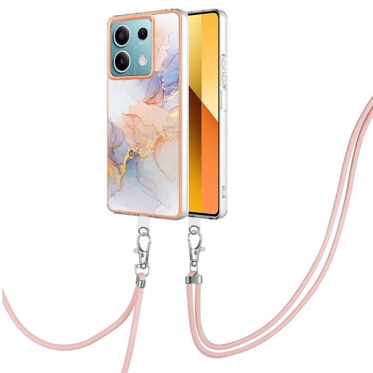 Electroplating IMD TPU Phone Case with Lanyard, For Xiaomi  Poco X6 Pro, For Xiaomi Redmi K70E, For Xiaomi Redmi Note 13 5G Global, For Xiaomi Redmi 13C 4G