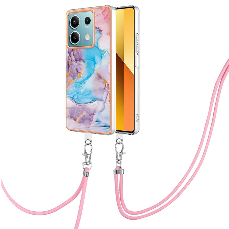 Electroplating IMD TPU Phone Case with Lanyard, For Xiaomi  Poco X6 Pro, For Xiaomi Redmi K70E, For Xiaomi Redmi Note 13 5G Global, For Xiaomi Redmi 13C 4G