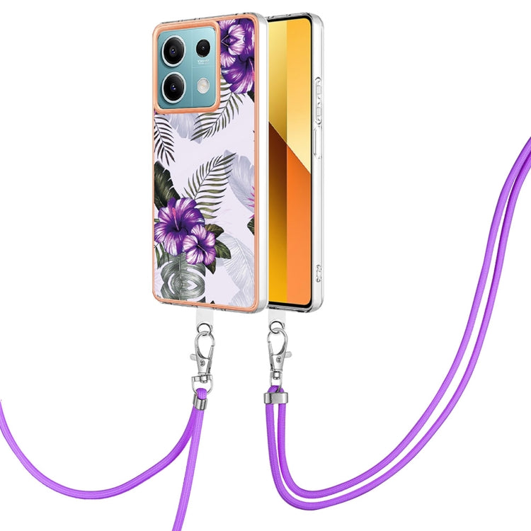 Electroplating IMD TPU Phone Case with Lanyard, For Xiaomi  Poco X6 Pro, For Xiaomi Redmi K70E, For Xiaomi Redmi Note 13 5G Global, For Xiaomi Redmi 13C 4G