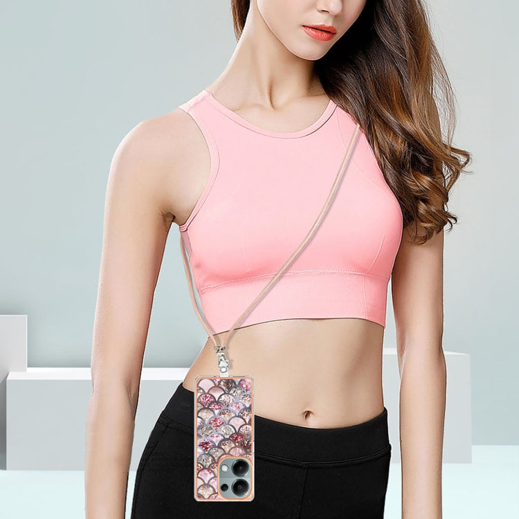 Electroplating IMD TPU Phone Case with Lanyard, For Xiaomi Redmi Note 13 Pro 4G Global, For Xiaomi Poco M6 Pro 4G, For Xiaomi Redmi A3, For Xiaomi Redmi Note 13 4G Global