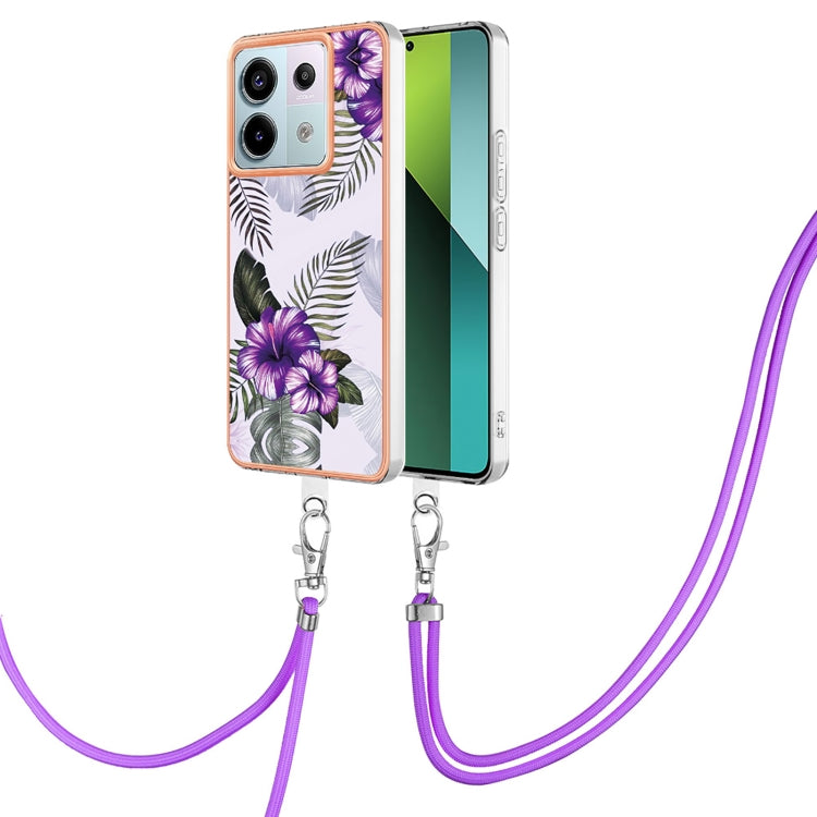 Electroplating IMD TPU Phone Case with Lanyard, For Xiaomi Redmi Note 13 Pro+ 5G, For Xiaomi Redmi Note 13 Pro 5G Global, For Xiaomi 13T/13T Pro, For Xiaomi Poco F5 5G / Redmi Note 12 Turbo