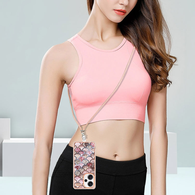 Electroplating IMD TPU Phone Case with Lanyard, For Xiaomi Redmi Note 13 Pro+ 5G, For Xiaomi Redmi Note 13 Pro 5G Global, For Xiaomi 13T/13T Pro, For Xiaomi Poco F5 5G / Redmi Note 12 Turbo