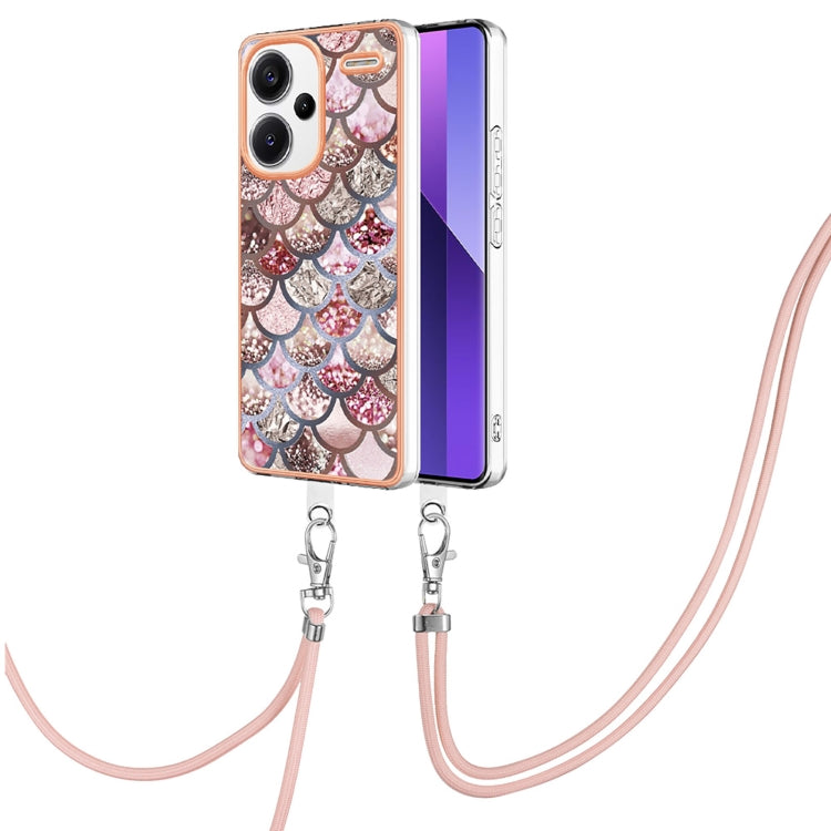 Electroplating IMD TPU Phone Case with Lanyard, For Xiaomi Redmi Note 13 Pro+ 5G, For Xiaomi Redmi Note 13 Pro 5G Global, For Xiaomi 13T/13T Pro, For Xiaomi Poco F5 5G / Redmi Note 12 Turbo