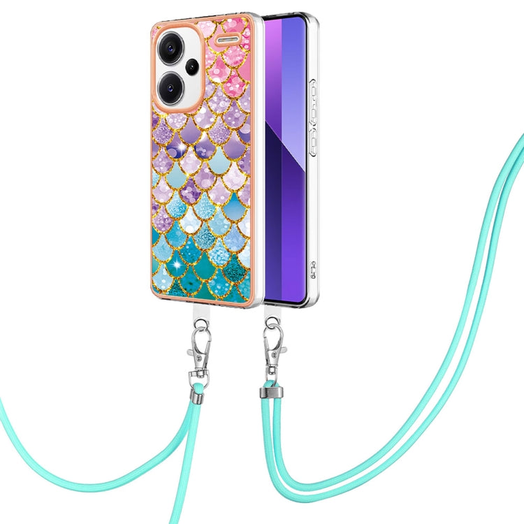 Electroplating IMD TPU Phone Case with Lanyard, For Xiaomi Redmi Note 13 Pro+ 5G, For Xiaomi Redmi Note 13 Pro 5G Global, For Xiaomi 13T/13T Pro, For Xiaomi Poco F5 5G / Redmi Note 12 Turbo