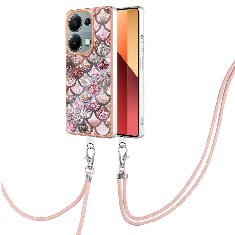 Electroplating IMD TPU Phone Case with Lanyard, For Xiaomi Redmi Note 13 Pro 4G Global, For Xiaomi Poco M6 Pro 4G, For Xiaomi Redmi A3, For Xiaomi Redmi Note 13 4G Global