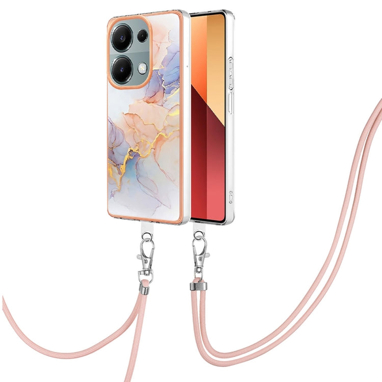 Electroplating IMD TPU Phone Case with Lanyard, For Xiaomi Redmi Note 13 Pro 4G Global, For Xiaomi Poco M6 Pro 4G, For Xiaomi Redmi A3, For Xiaomi Redmi Note 13 4G Global