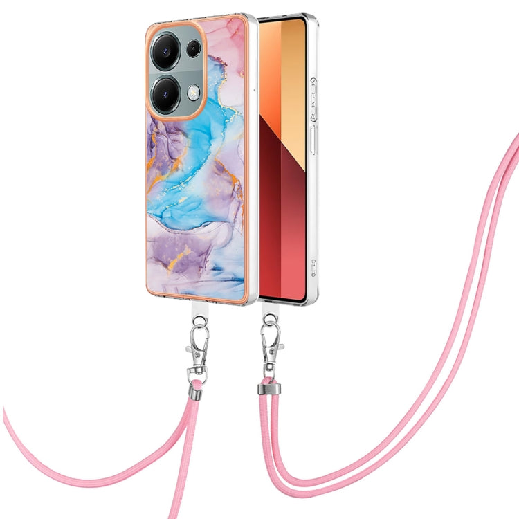 Electroplating IMD TPU Phone Case with Lanyard, For Xiaomi Redmi Note 13 Pro 4G Global, For Xiaomi Poco M6 Pro 4G, For Xiaomi Redmi A3, For Xiaomi Redmi Note 13 4G Global