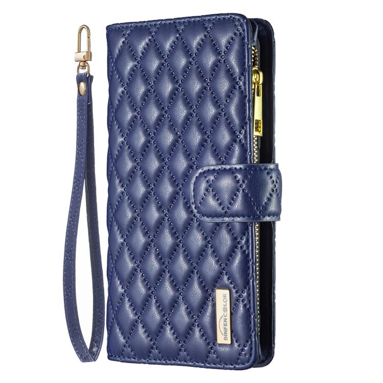 Diamond Lattice Zipper Wallet Leather Flip Phone Case, For iPhone 17 Pro Max, For iPhone 17 Pro, For iPhone 17, For iPhone 17 Air