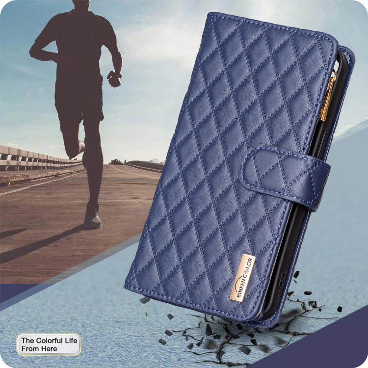 Diamond Lattice Zipper Wallet Leather Flip Phone Case, For iPhone 17 Pro Max, For iPhone 17 Pro, For iPhone 17, For iPhone 17 Air